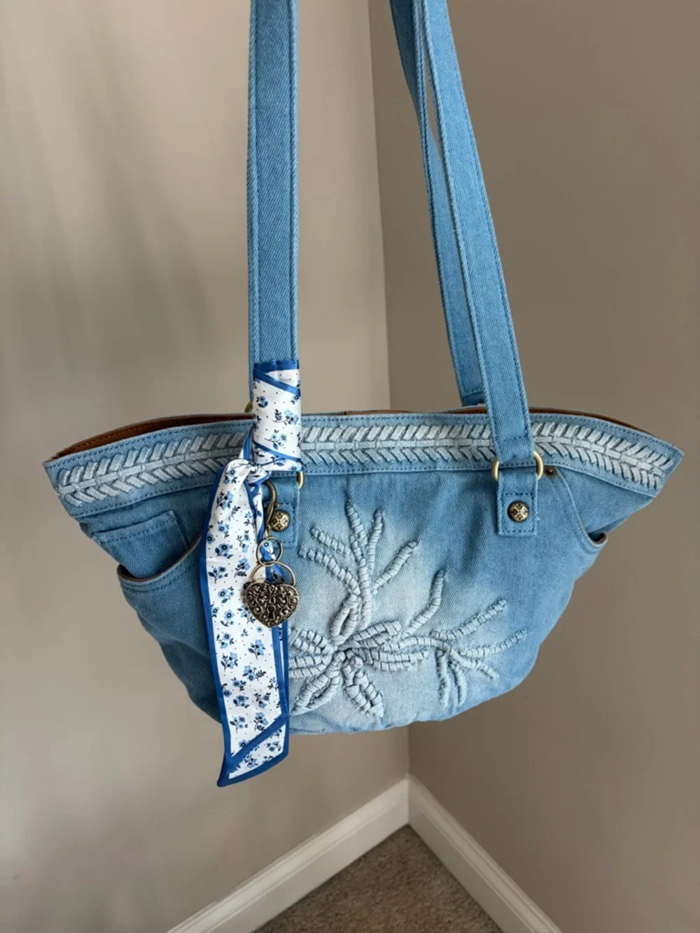 Patricia Nash Denim Tote - Picture 10 of 13